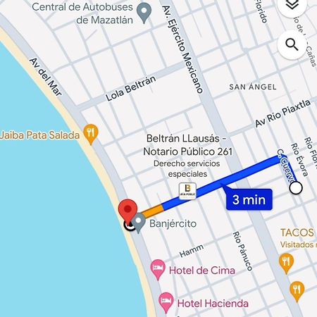 Casa Brisa Y Departamentos! A 3 Min La Playa&Malecon Villa Mazatlan Exterior photo